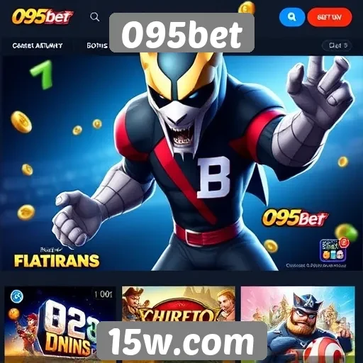 Variedade de jogos disponíveis na 095bet